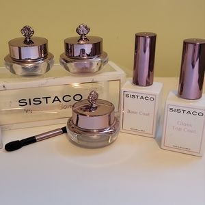 Sistaco Mineral Bond Powder Nail Color Set